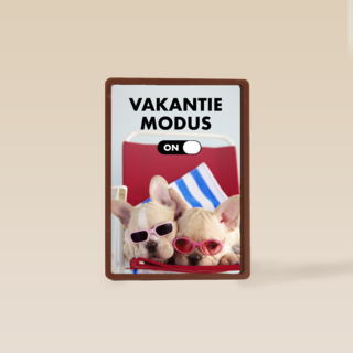 vakantiemodus aan staykation