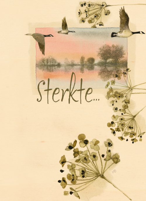 Houten Kaart Condoleance Kaarten | Houten Kaart Hallmark | Condoleance Kaarten | Sterkte Met Dit Verlies