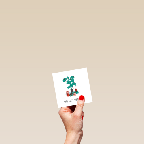 veel liefs voor kerst kerstkaart
