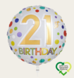 Ballon 21 Birthday Multi Eco