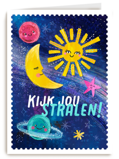 Kinderpostzegels - Kijk jou eens stralen