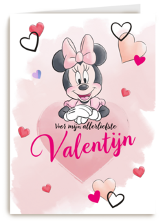 Minnie Mouse Valentijnskaart
