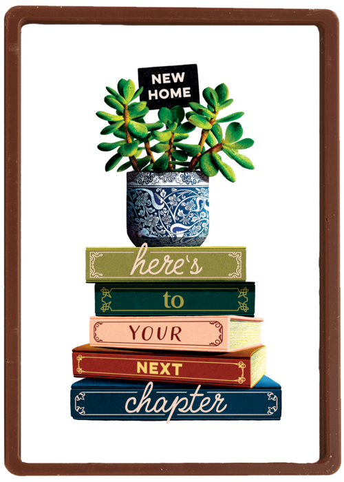 Kaart Hallmark | Felicitatie Nieuwe Woning | Here Is To Your Next Chapter