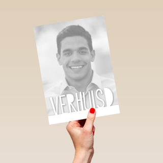 nieuwe woning verhuisd fotokaart