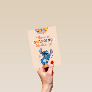 Swinging Birthday Disney Stitch