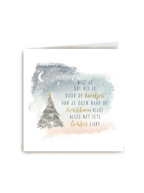 kerstkaart wist je dat herinnering