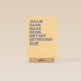 Door met getrouwd zijn AndC