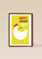 Verjaardagskaart Happy Birthday Chick