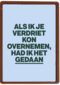 Als ik je verdriet kon overnemen AndC