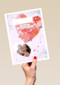 moederdag fotokaart hart you are one in a million