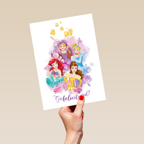 gefeliciteerd van deze disney prinsessen