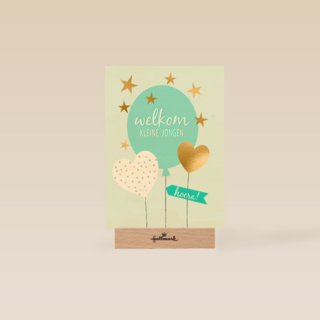 Babykaart zoon Welkom kleine jongen