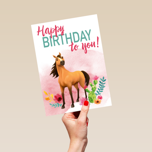 verjaardag kaart spirit happy birthday to you