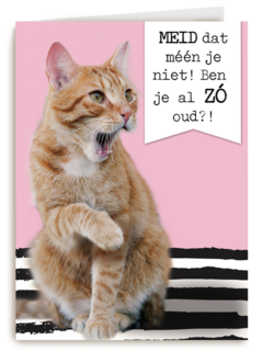 meid dat meen je toch niet