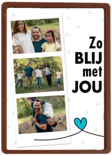 fotokaart zo blij met jou
