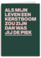 Jij bent de piek in mijn kerstboom