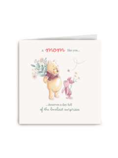 Moederdag kaart Winnie de Poeh surprises