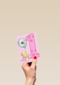 fotokaart forever friends roze beertje 1