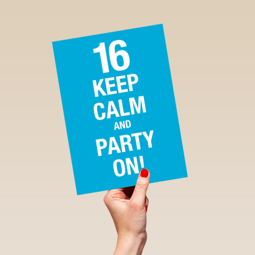 16 keep calm and party n