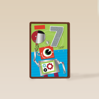 verjaardag leeftijden robot 7 jaar