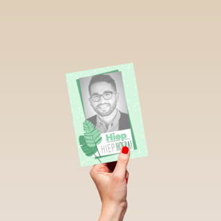 hiep hiep hoera blaadjes