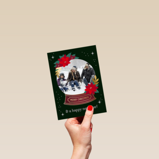 Kerst Foto Snowglobe