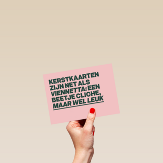 &C kerstkaart viennetta