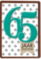 vijfenzestig turqouise klavers