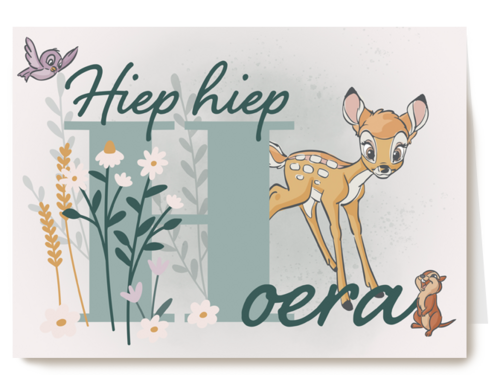 Bambi hiep hiep hoera
