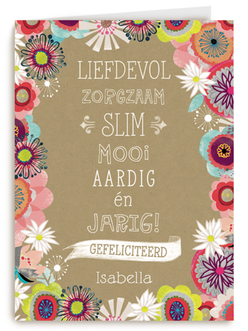 jarig verjaardag vrouw