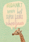 Bedanktkaart juf meester voor het super leuke schooljaar