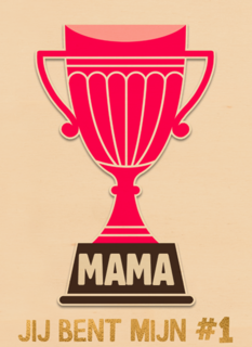 Complimentkaart mama jij bent mijn nummer 1
