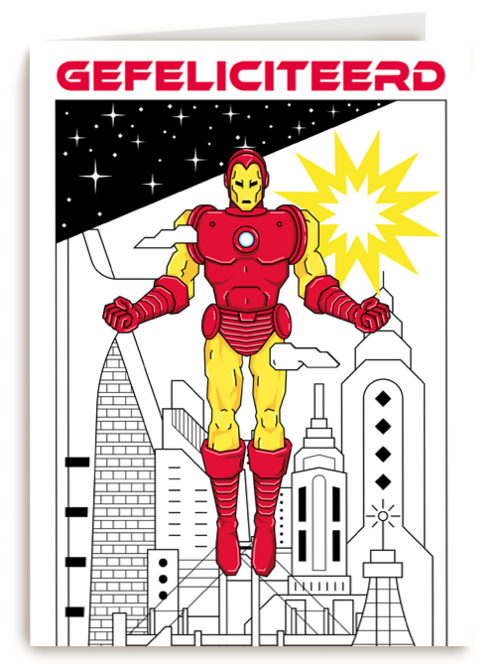 Ironman verjaardagskaart gefeliciteerd
