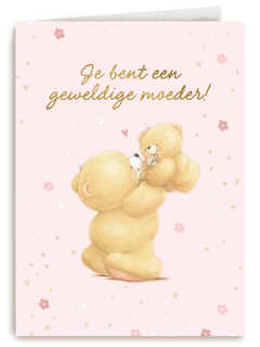 moederdag kaart forever friends je bent een geweldige moeder