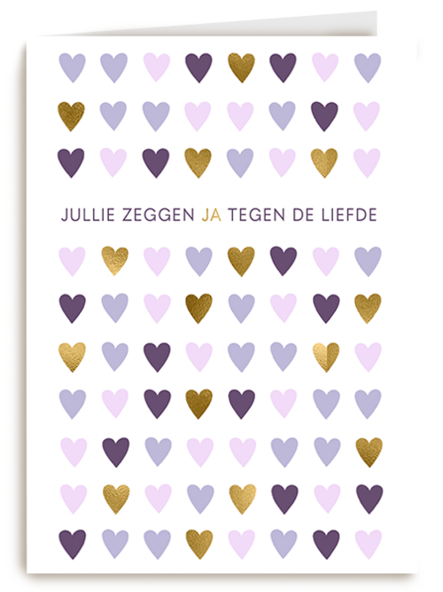 Kaart Hallmark | Felicitatie Huwelijk | Love Story Ja Tegen Liefde