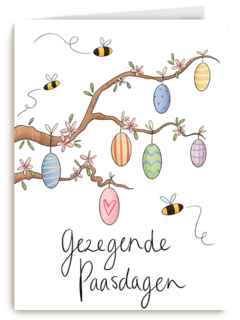 pasen kaart matia gezegende paasdagen