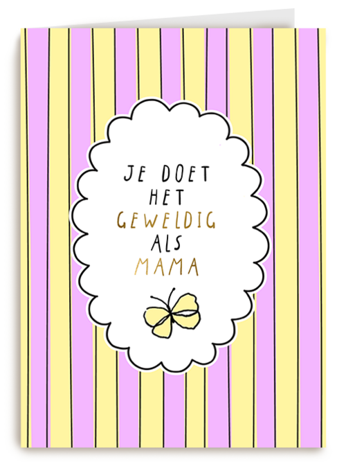 Kaart Hallmark | Moederdag | Moederdag Je Doet Het Geweldig