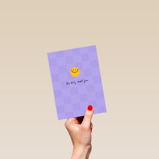 Zo blij met jou smiley collega