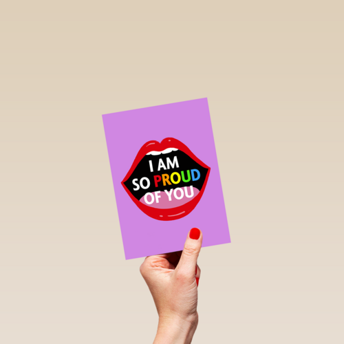 I am so proud of you lips