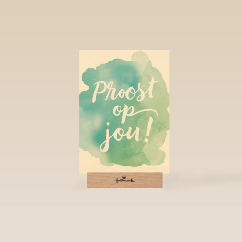 watercolor proost op jou