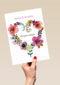 een bloemen hart