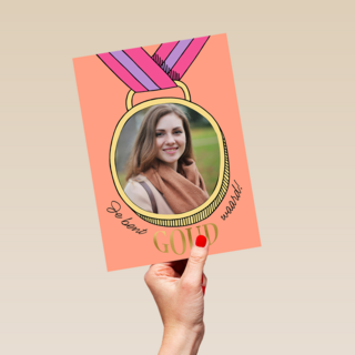 Jij bent goud waard fotokaart