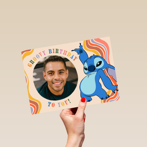 Groovy Birthday Disney Stitch