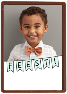 het is feest met slingers