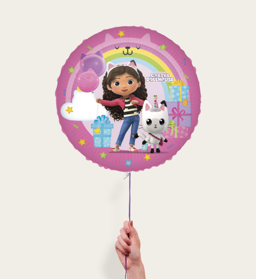 Ballon Gabby’s Dollhouse Roze