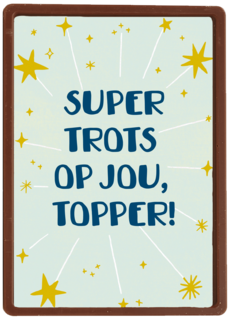 Geslaagdkaart supertrots op jou kanjer