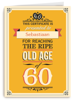 leeftijd zestig old age