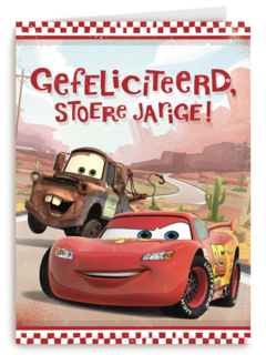 disney cars gefeliciteerd stoere jarige