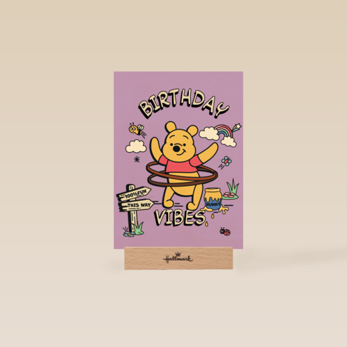 Winnie de Poeh verjaardagskaart birthday vibes