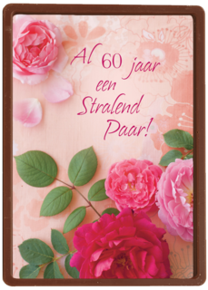 Huwelijkskaart al 60 jaar een stralend paar